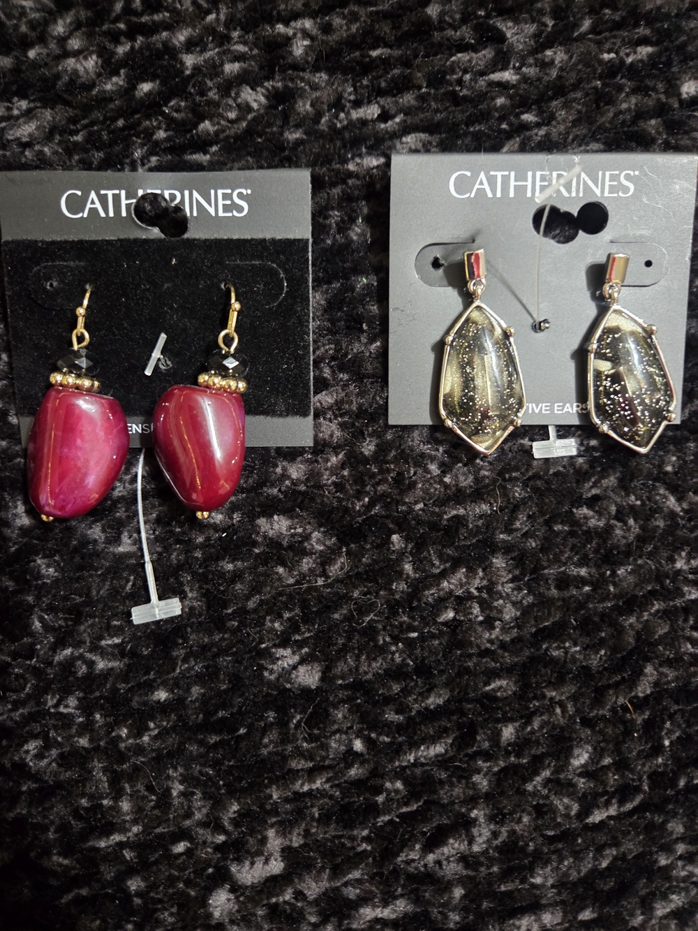 Catherines Set Of 2 Dangle Earrings.